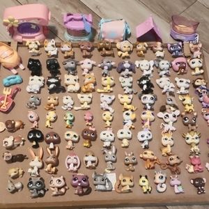Little Pet Shop Toys 85 little pets plus 16 accessories.